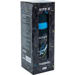 Термос Kite Bayraktar 350 мл темно-синій (K23-301) - мініатюра 4