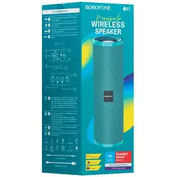 Bluetooth Колонка Borofone BR1 Бірюзовий - мініатюра 5