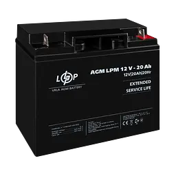 Акумулятор AGM LPM 12V - 20 Ah - мініатюра 3