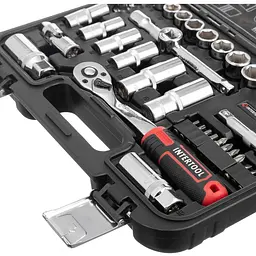 Набір торцевих головок із тріскачкою Intertool ET-8039 39шт [98836] - мініатюра 3
