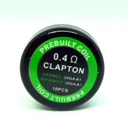 Комплект спіралей PREBUILT Clapton Coil 10 шт 0.4 Ом (bs063) - мініатюра 3