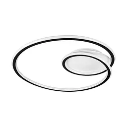 Люстра стельова LED Levistella 7871020, 56W, біло-чорна, сучасний стиль
