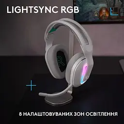 Гарнитура Logitech G522 LightSpeed Wireless Gaming Headset White (981-001550) - мініатюра 6