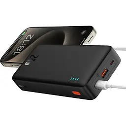 Портативна батарея Power Bank Baseus Airpow Fast Charge Power Bank 20000mAh 20W P10022804113-00 Black - мініатюра 6