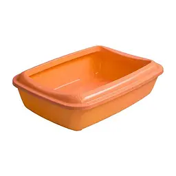 Туалет під наповнювач AnimAll для котів з лопаткою помаранчевий 50×37×13.5 см