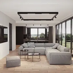 Магнітний світильник Skarlat RGD2002 12×1.5W BK 3000K - мініатюра 9