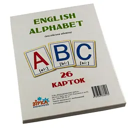 Великі навчальні картки Букви Англійські 72949 А 5 200х150 мм - мініатюра 2