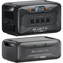 Зарядна станція Bluetti Apex 300 3840W 2764,8Wh + Bluetti B300K