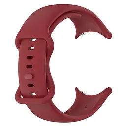 Силіконовий ремінець на смарт годинник Google Pixel Watch 41mm/2 41mm/3 41mm/4 41mm, Silicone, red, зі зручною застібкою, на фітнес браслет, ArmorStandart (ARM75437) - мініатюра 3