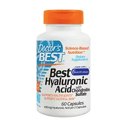 Витамин Doctor's Best Гиалуроновая Кислота с Сульфатом Хондроитина, BioCell Collag (DRB-00146)