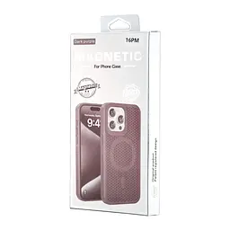 Чохол Silicone Cooling Сase with MagSafe iPhone 16 Pro Max Purple - мініатюра 2