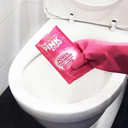Засіб для чищення унітазу The Pink Stuff Пінний порошок 3 х 100 г (5060033821664) - мініатюра 2