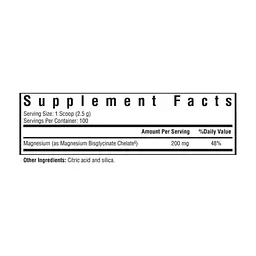 Мінерали Seeking Health Магній гліцинат у порошку, 200 мг, Magnesium Glycinate Powder, 187,5 гр (SKH-52999) - мініатюра 2