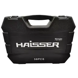 Набір інструментів Haisser 70181 професiйний 1/2" i 1/4" 58 од. (117781) - мініатюра 2