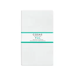 Дитяча постільна білизна в ліжечко FLOWERS CS1, блакитний (FlowersWhiteBlue_White_140) - мініатюра 7