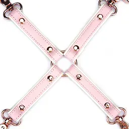 Хрестовина Liebe Seele White Pink Leather Hogtie SX2830 104176 - мініатюра 4