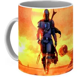 Кухоль GeekLand Зоряні війни Мандалорець Мандалорець Star Wars The Mandalorian Атака клонів TM.04.23 330 мл білий - мініатюра 3