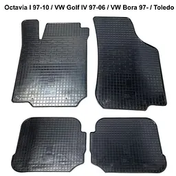 Автомобільні килимки в салон Skoda Octavia I 97-10 / VW Golf IV 97-06 / VW Bora 97 - мініатюра 2