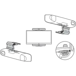 Кріплення Poly P15/R30 Wall Mount for Video Bar - мініатюра 3