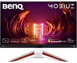 Монітор TFT 27 BenQ EX2710U, 4K UHD, IPS, 144Hz, 1 мс, 2хHDMI, DP, USB-hub, HAS, колонки, білий