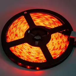 Світлодіодна стрічка різнокольорова з пультом та контролером rgb led strip 220v LED 5050 SMART Bluetooth - мініатюра 7