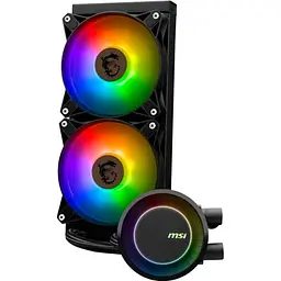 Система водяного охолодження MSI MAG CoreLiquid E240 Black [111496] - мініатюра 4