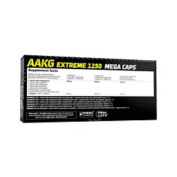 Амінокислота Olimp AAKG 1250 Extreme Mega Caps 120 капсули (Ф001631) - мініатюра 2