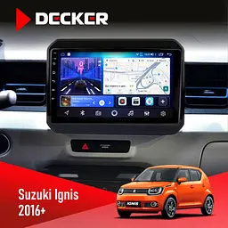 Штатна магнітола Suzuki Ignis 2016+ Decker D9-006 4x64, 4G Decker (НФ-00004018)