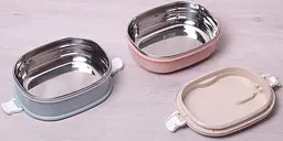 Ланч-бокс Food Box 2 ємності Kamille 20х14.5х13.5 см kuh0009675 - мініатюра 3