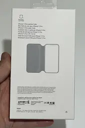 Оригінальний шкіряний чохол-книжка для iPhone 11 Pro Apple Leather Folio Black MX062ZM/A протиударний - мініатюра 4