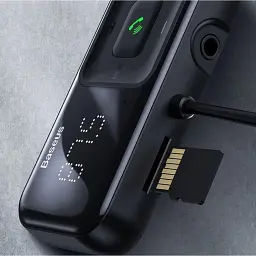 FM-трансмітер Baseus T Shaped S-16 Car Black (CCMT000201) [114563] - мініатюра 5