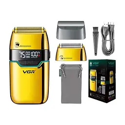 Професійний шейвер для гоління Professional Foil Shaver тример для гоління бороди Gold 5 Вт