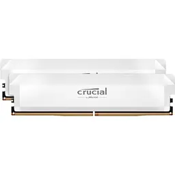 Модуль пам'яті DDR5 Crucial 2x16GB 6400MHz Pro OC White (CP2K16G64C38U5W) [147399]