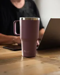 Термостакан SmartShake Bohtal з ручкою з нержавіючої сталі Tumbler Plum 900 мл (11290001) - мініатюра 2
