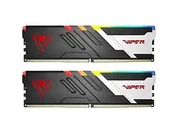 Пам'ять для настільних комп'ютерів Patriot 32 GB (2x16GB) DDR5 6000 MHz Viper Venom RGB (PVVR532G600C30K)