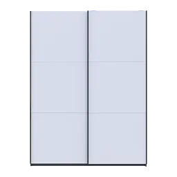 Шафа купе Doros G-Caiser Графіт/Білий 2 ДСП / 3 частини 180х60х240 (44900262) - мініатюра 3