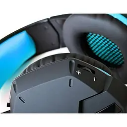 Навушники Real-El GDX-7500 Black/Blue (EL124100015) - мініатюра 4