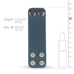Ерекційне кільце Boners Ball Strap, S/M (сірий) - мініатюра 4
