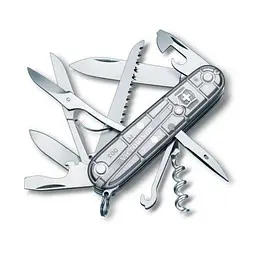 Ніж Victorinox Huntsman 91мм 15функ срібл.прозор