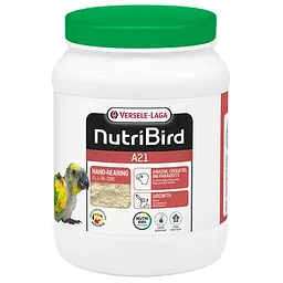 Молоко для пташенят середніх папуг та інших птахів Versele-Laga NutriBird A21 Верселе-Лага НУТРІБЕРД A21 800 г (221747)