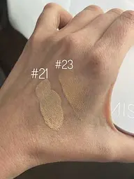 Тональний кушон для обличчя з матовим фінішем Velvet Finish Cushion SPF50+/PA+++ №21 Missha 15 мл - мініатюра 4