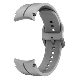Ремінець для Samsung Galaxy Watch 5 Pro 45mm - сірий ширина кріплення 20мм силікон розмір L Watchbands Five Classic (W10-3WB62253061) - мініатюра 3