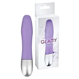 Міні-вібратор Glamy Finger 11 см (фіолетовий) - мініатюра 5