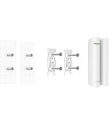 Бездротовий датчик відкриття дверей/вікна Ajax DoorProtect Plus 9999.13.WH1 White - мініатюра 6