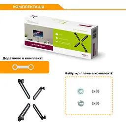 Адаптер для монітора ITech 13"-27" Black (ADPU-1) - мініатюра 6