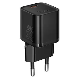 Сетевое зарядне пристрій HOCO N64 Ingenious single port PD20W charger чорний - мініатюра 3