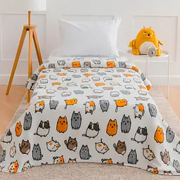 Плед легкий флісовий Веселі котики 150x200 см Love You LY9107
