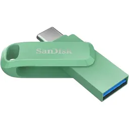 Флеш накопичувач USB 512Gb SanDisk Ultra Go, Absinthe Green, Type-C / USB 3.2 Gen 1, до 400 МБ/с (SDDDC3-512G-G46AG) - мініатюра 2