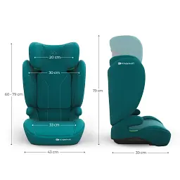 Автокрісло Kinderkraft i-Spark 2 Plus i-Size Green (KCISPA02GREPL00) - мініатюра 6