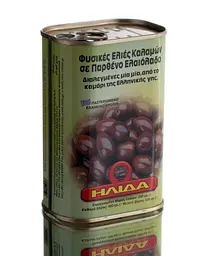 Настоящие греческие оливки Kalamata в оливковом масле 450г - мініатюра 1